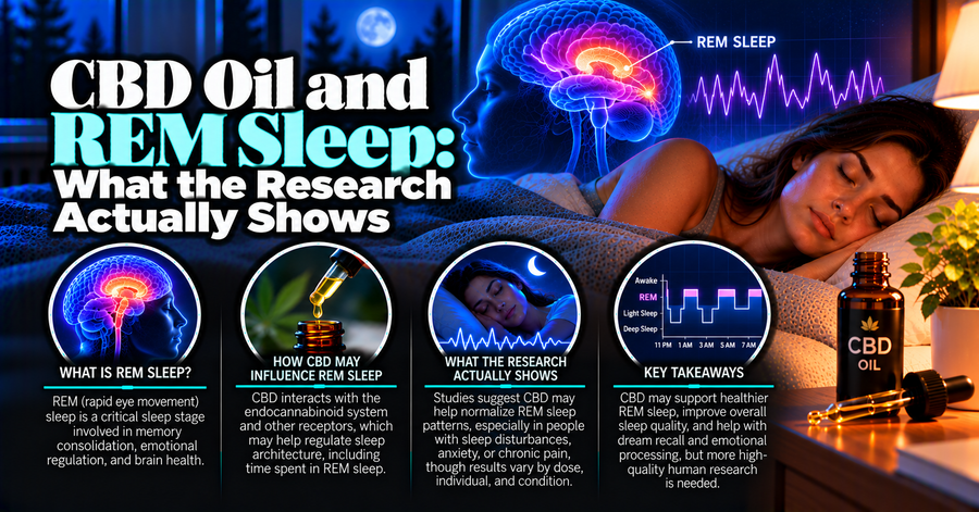 CBD Oil and REM Sleep: What the Research Actually Shows