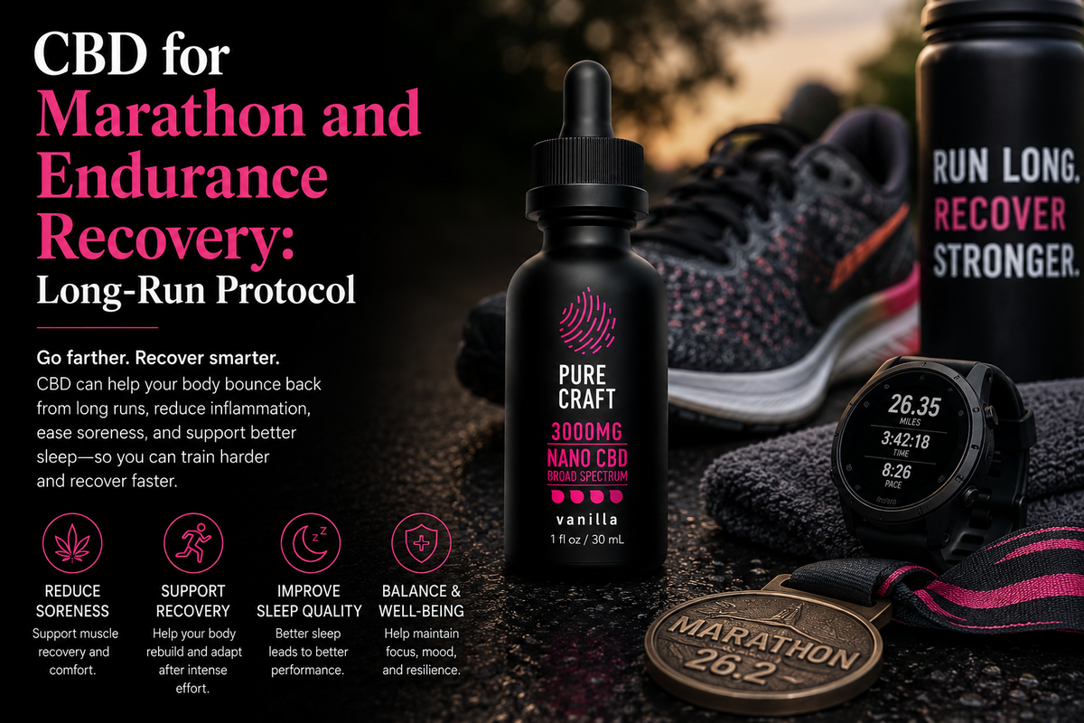CBD for Marathon and Endurance Recovery: Long-Run Protocol | PureCraft CBD