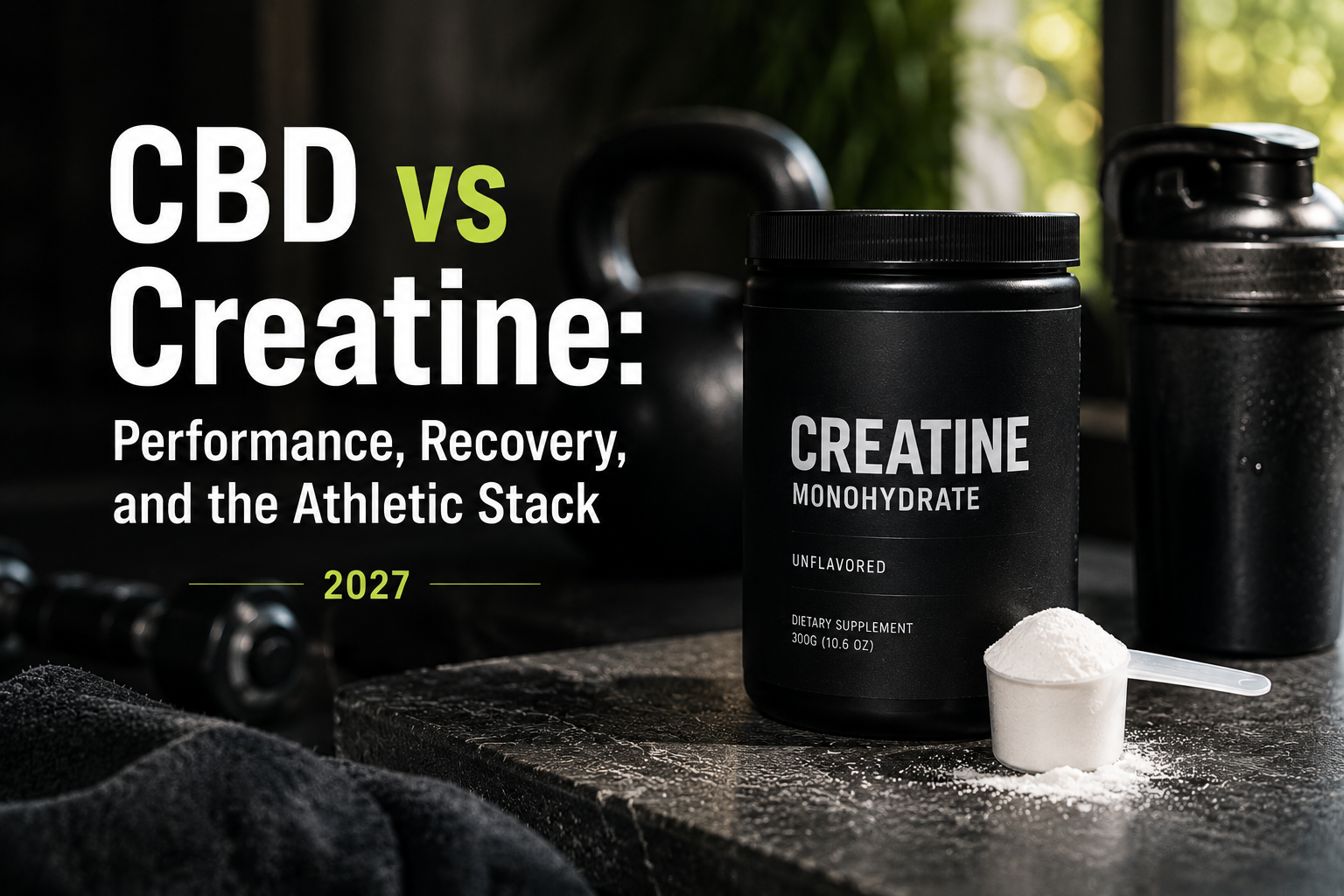 CBD vs Creatine: Performance, Recovery, and the Athletic Stack 2027 | PureCraft CBD