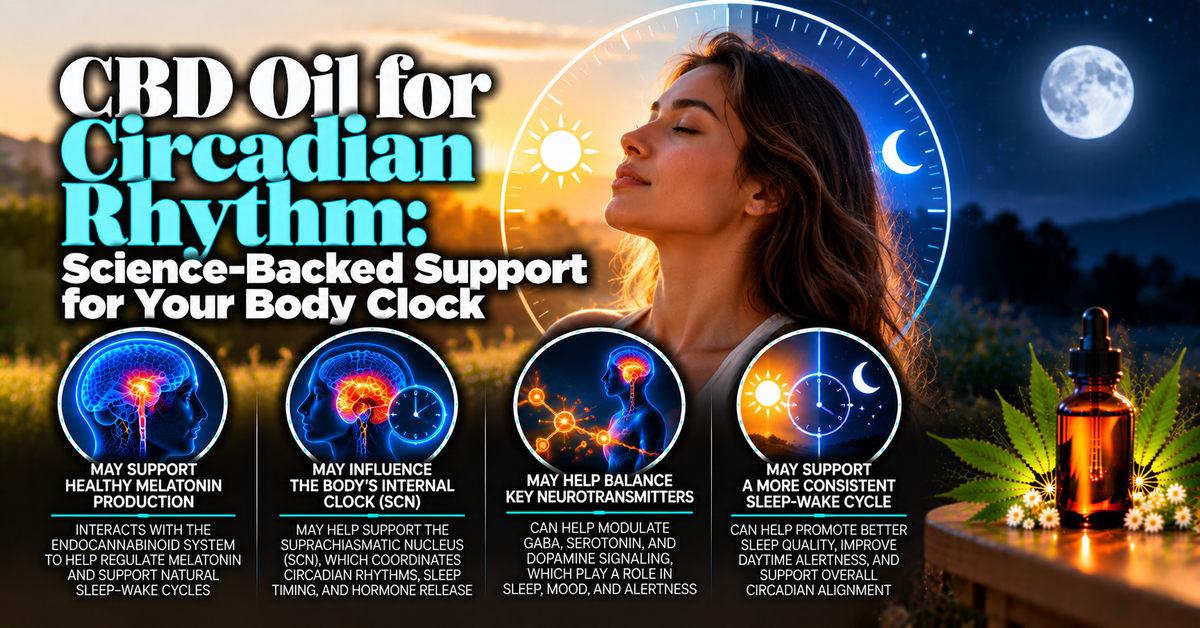 CBD Oil for Circadian Rhythm: Science-Backed Support for Your Body Clock