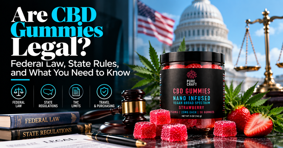 Are CBD Gummies Legal? Federal Law, State Rules, and What You Need to Know