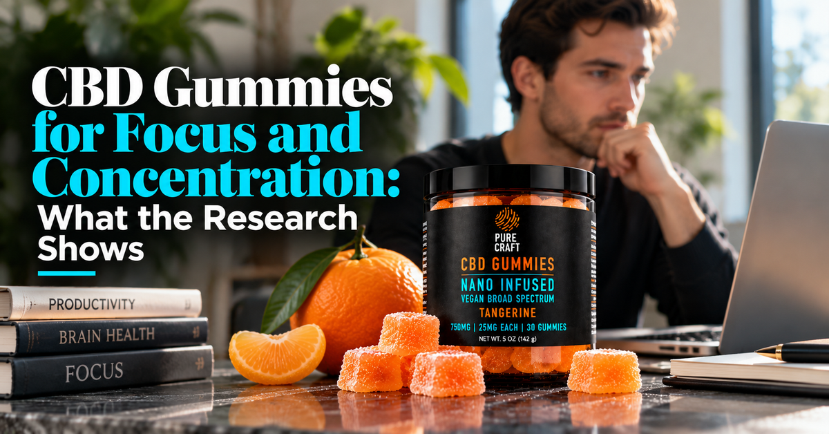 CBD Gummies for Focus and Concentration: What the Research Shows