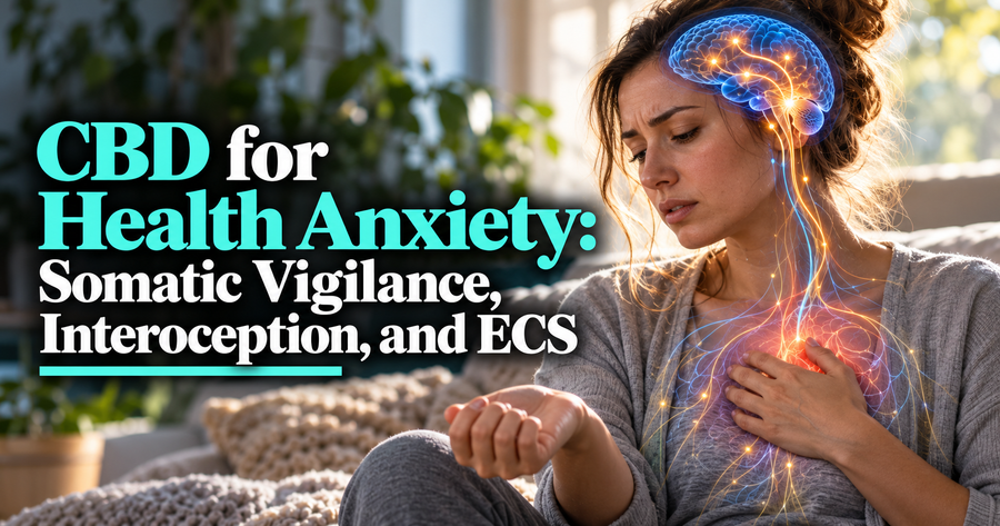 CBD for Health Anxiety: Somatic Vigilance, Interoception, and ECS | PureCraft CBD