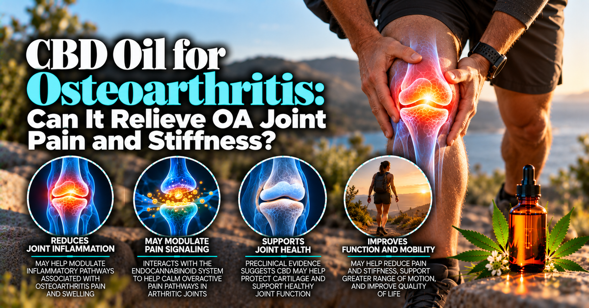 CBD Oil for Osteoarthritis: Can It Relieve OA Joint Pain and Stiffness?