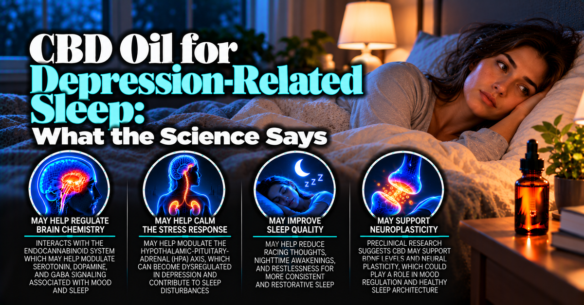 CBD Oil for Depression-Related Sleep: What the Science Says
