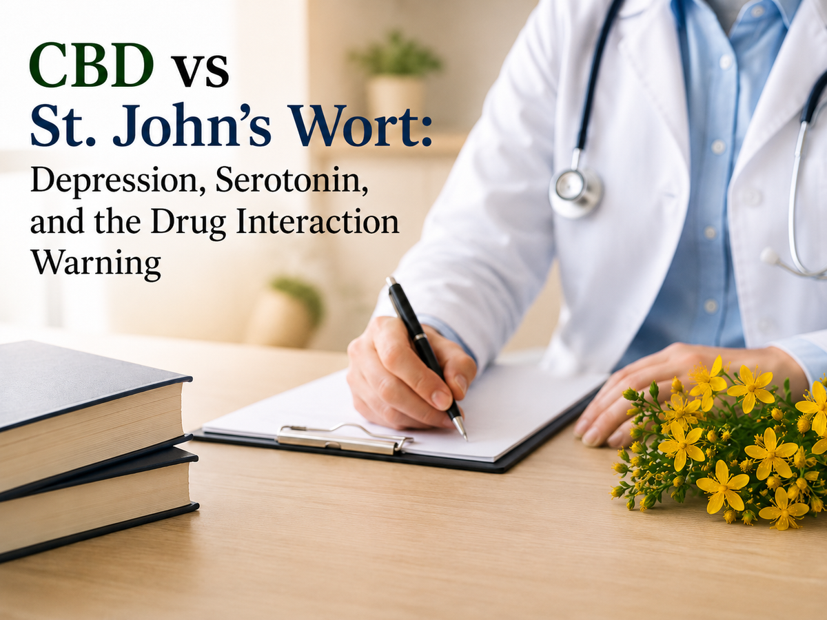 CBD vs St. John's Wort: Depression, Serotonin, and the Drug Interaction Warning | PureCraft CBD