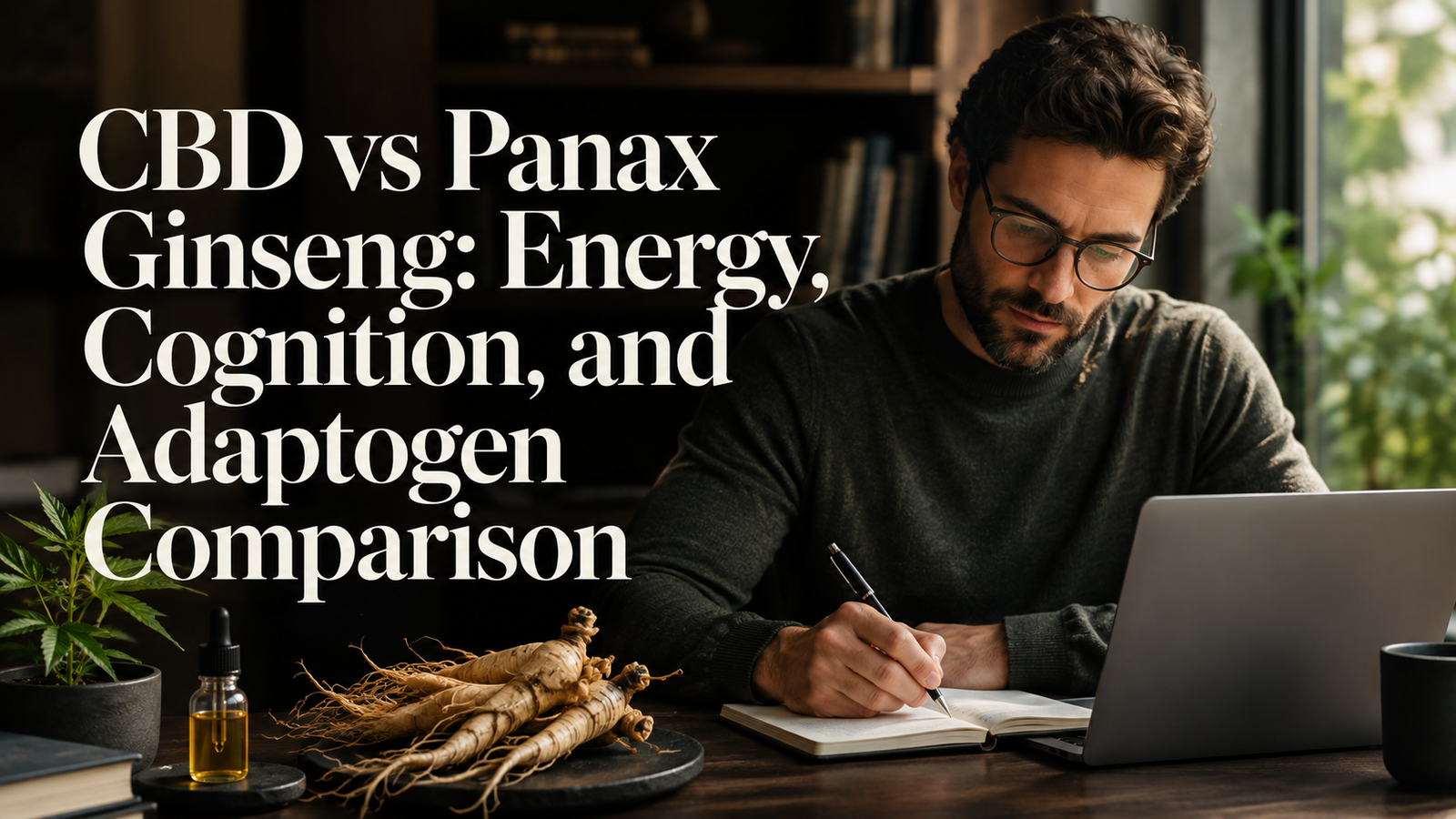 CBD vs Panax Ginseng: Energy, Cognition, and Adaptogen Comparison | PureCraft CBD