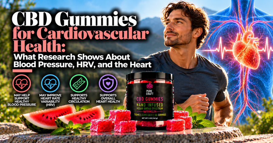 CBD Gummies for Cardiovascular Health: What Research Shows About Blood Pressure, HRV, and the Heart