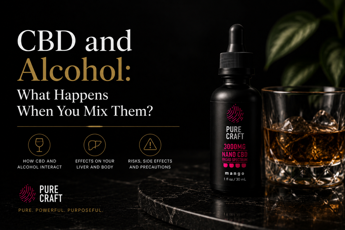 CBD and Alcohol: What Happens When You Mix Them? | PureCraft CBD