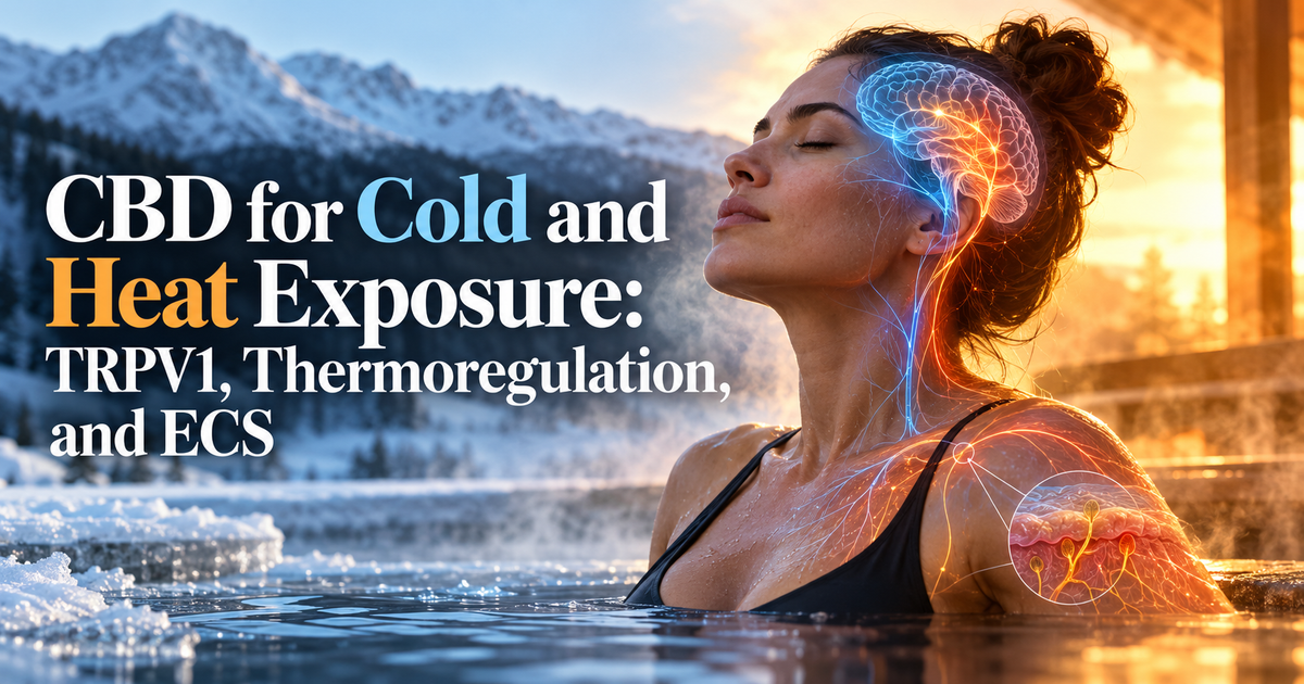 CBD for Cold and Heat Exposure: TRPV1, Thermoregulation, and ECS | PureCraft CBD