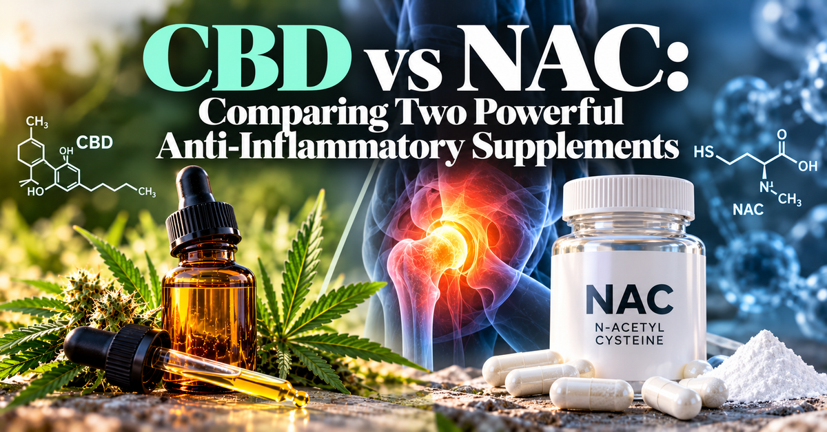 CBD vs NAC: Comparing Two Powerful Anti-Inflammatory Supplements