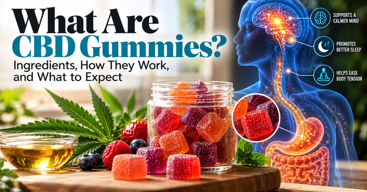 What Are CBD Gummies? Ingredients, How They Work, and What to Expect