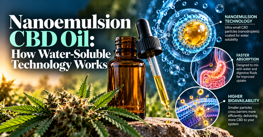 Nanoemulsion CBD Oil: How Water-Soluble Technology Works