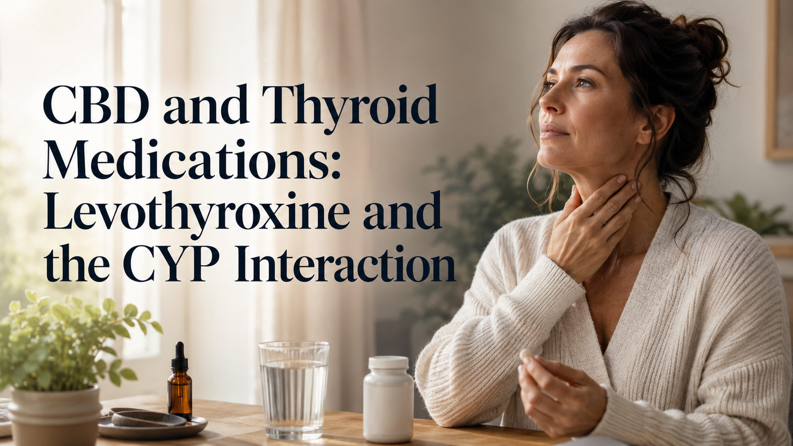 CBD and Thyroid Medications: Levothyroxine and the CYP Interaction | PureCraft CBD
