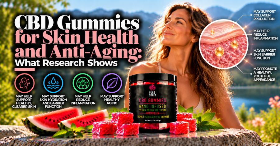 CBD Gummies for Skin Health and Anti-Aging: What Research Shows