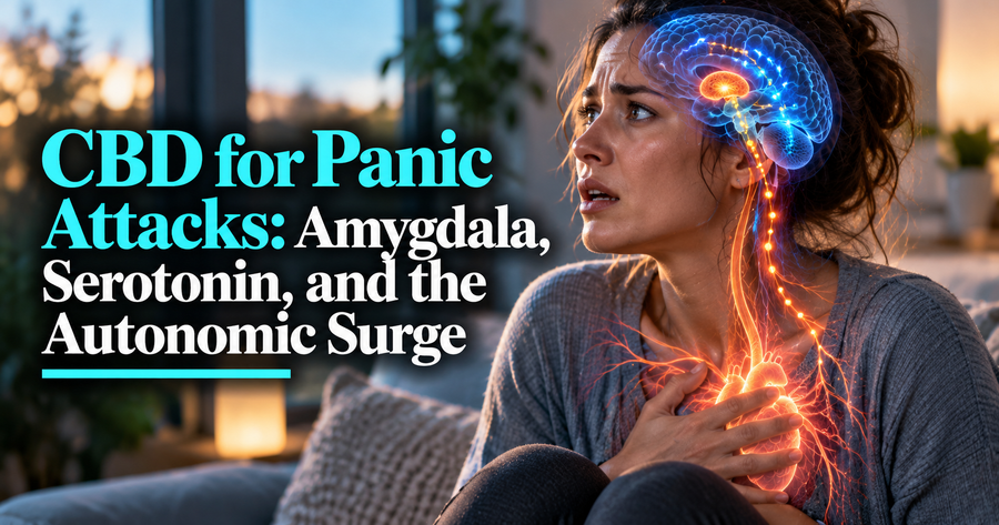 CBD for Panic Attacks: Amygdala, Serotonin, and the Autonomic Surge | PureCraft CBD