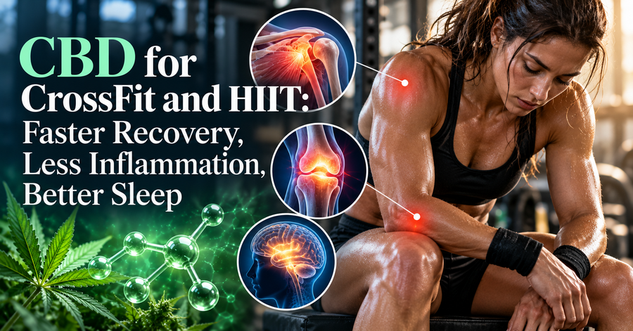 CBD for CrossFit and HIIT: Faster Recovery, Less Inflammation, Better Sleep