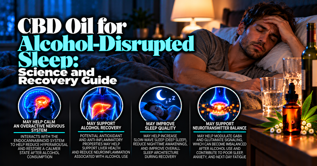 CBD Oil for Alcohol-Disrupted Sleep: Science and Recovery Guide