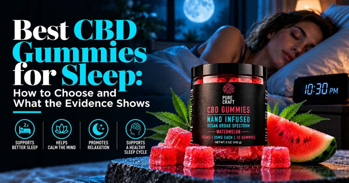 Best CBD Gummies for Sleep: How to Choose and What the Evidence Shows