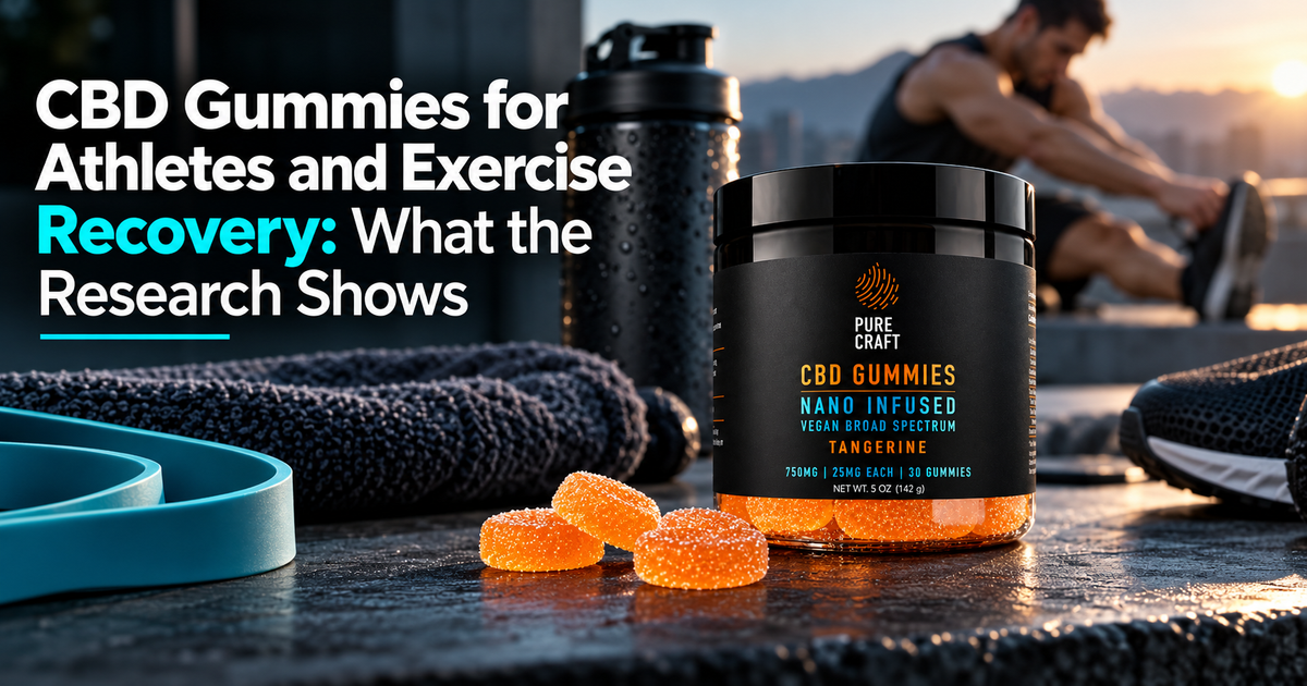 CBD Gummies for Athletes and Exercise Recovery: What the Research Shows