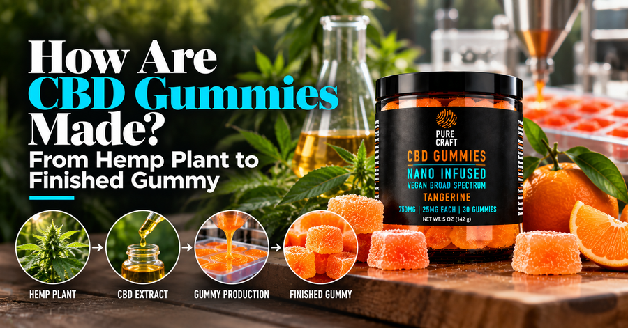 How Are CBD Gummies Made? From Hemp Plant to Finished Gummy