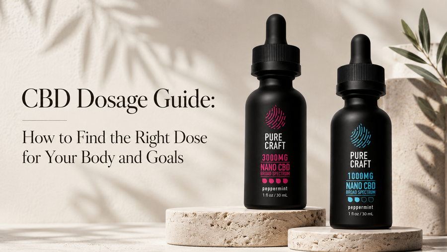 CBD Dosage Guide: How to Find the Right Dose for Your Body and Goals | PureCraft CBD