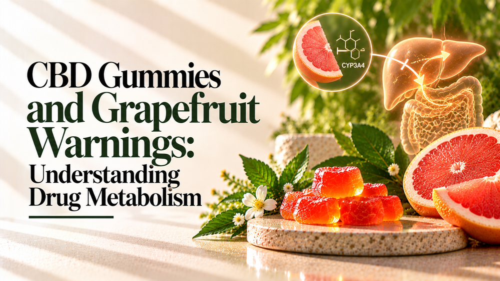 CBD Gummies and Grapefruit Warnings: Understanding Drug Metabolism