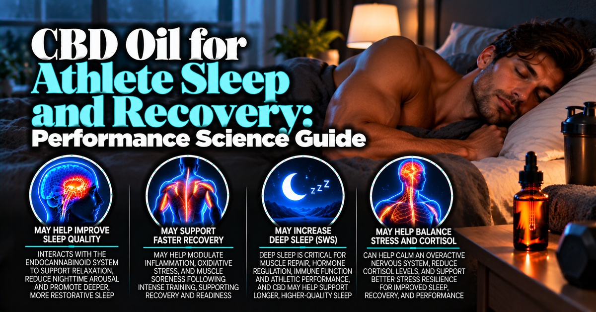 CBD Oil for Athlete Sleep and Recovery: Performance Science Guide