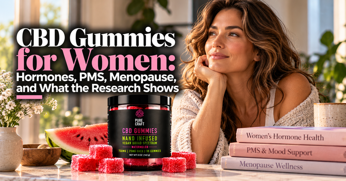 CBD Gummies for Women: Hormones, PMS, Menopause, and What the Research Shows