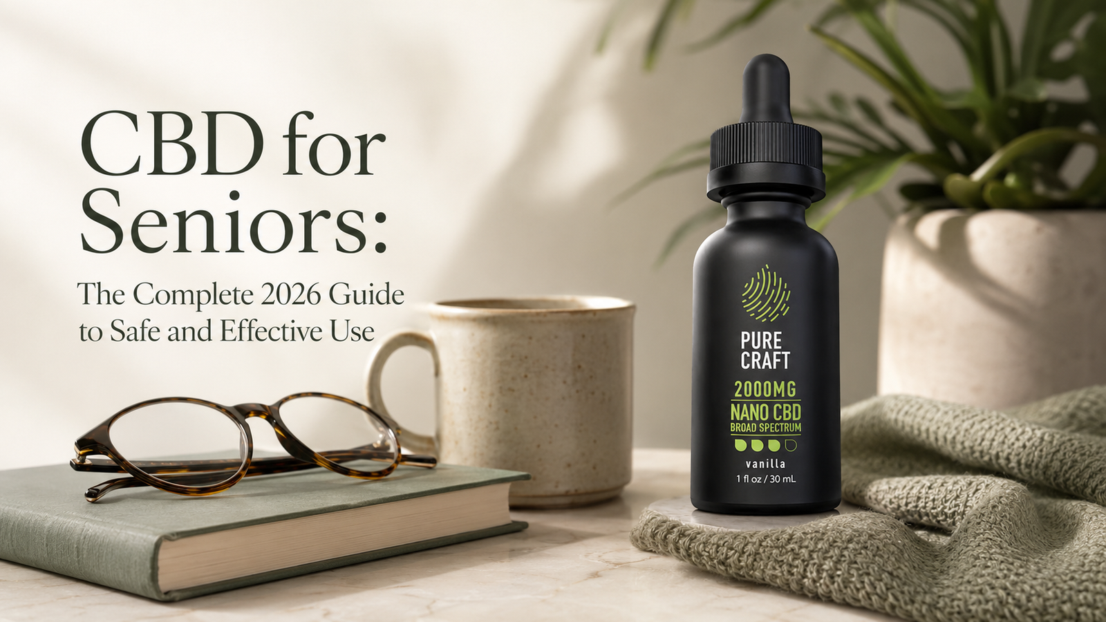 CBD for Seniors: The Complete 2026 Guide to Safe and Effective Use | PureCraft CBD