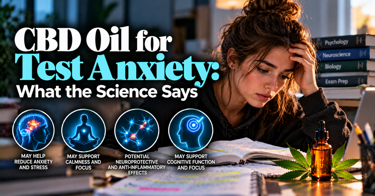 CBD Oil for Test Anxiety: What the Science Says | PureCraft CBD