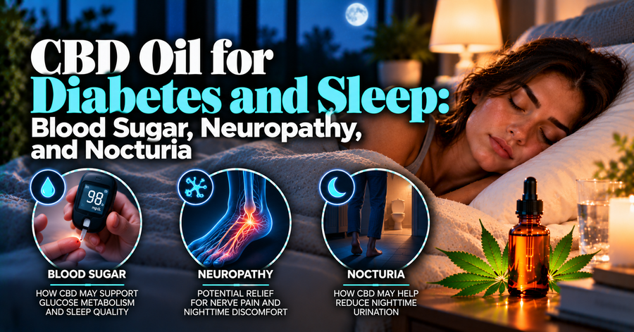 CBD Oil for Diabetes and Sleep: Blood Sugar, Neuropathy, and Nocturia