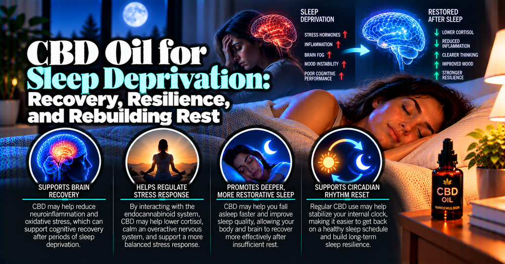 CBD Oil for Sleep Deprivation: Recovery, Resilience, and Rebuilding Rest