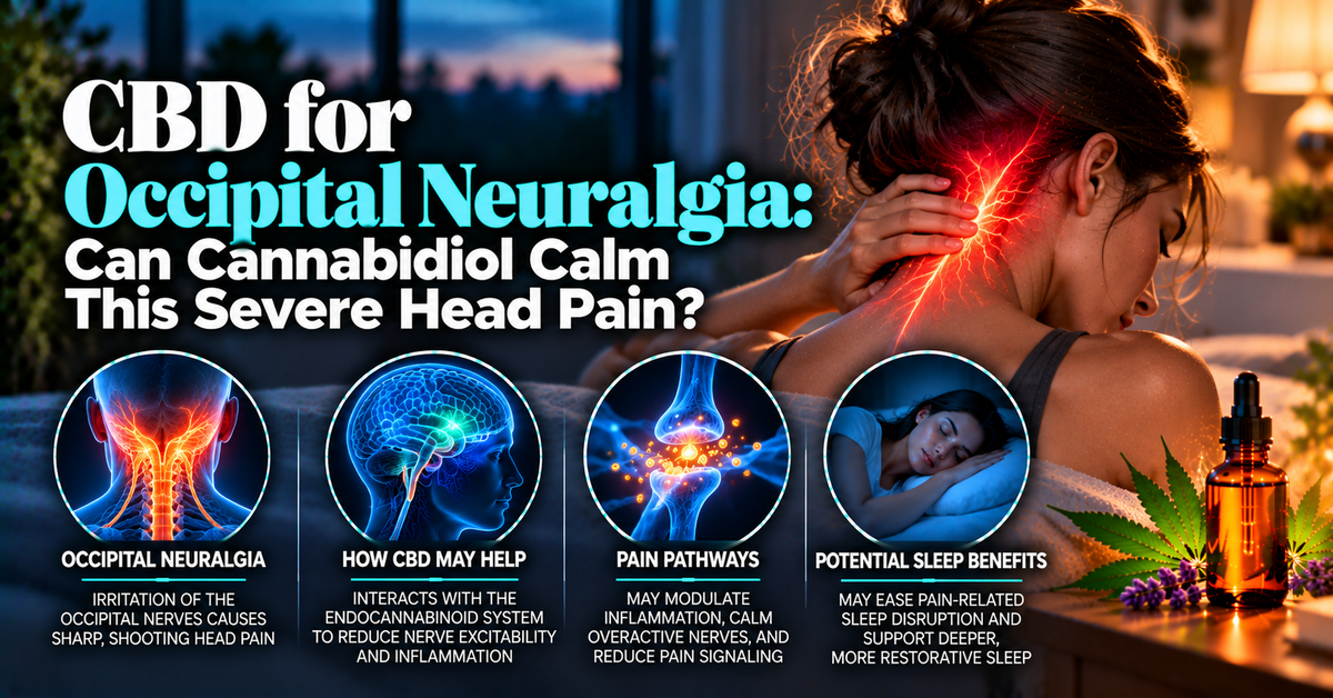 CBD for Occipital Neuralgia: Can Cannabidiol Calm This Severe Head Pain?