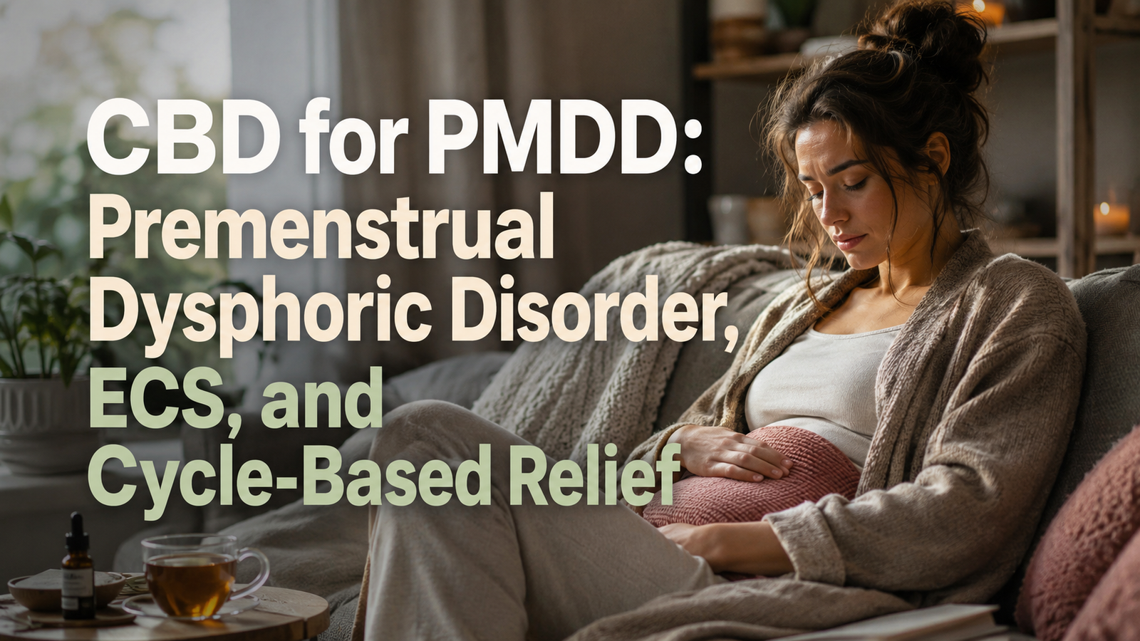 CBD for PMDD: Premenstrual Dysphoric Disorder, ECS, and Cycle-Based Relief | PureCraft CBD