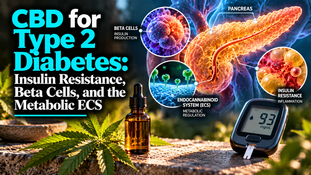 CBD for Type 2 Diabetes: Insulin Resistance, Beta Cells, and the Metabolic ECS | PureCraft CBD