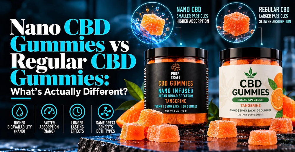 Nano CBD Gummies vs Regular CBD Gummies: What's Actually Different?